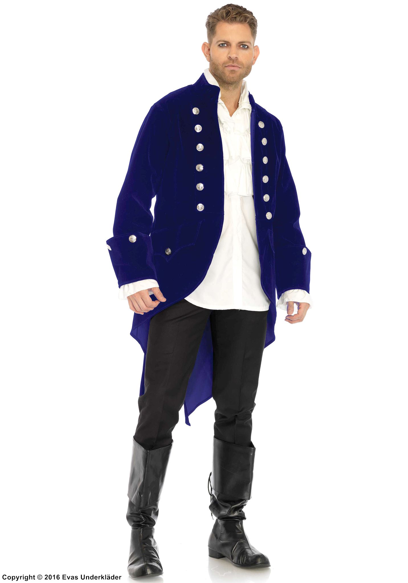 Royal guard, costume coat, velvet, buttons